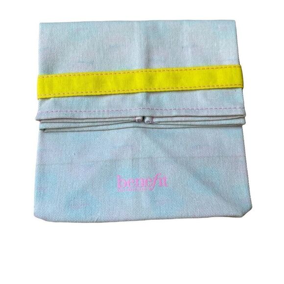 Benefit of San Francisco Cloth Cosmetic Bag Graphic Lips 👄 NIP - Picture 1 of 3